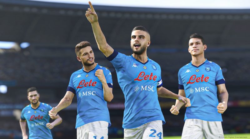 Konami si è FINALMENTE ricordata che il Napoli è squadra partner di eFootball