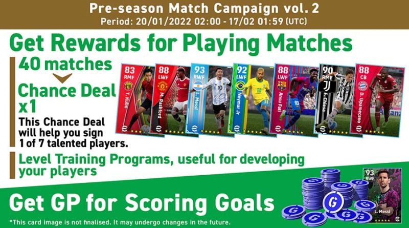 eFootball Pre-season Match Campaign vol. 2 - Tutte le Info su Premi, visualizzare soglie, premi e...