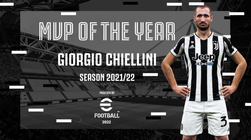 Giorgio Chiellini MVP of The Year by eFootball 2022