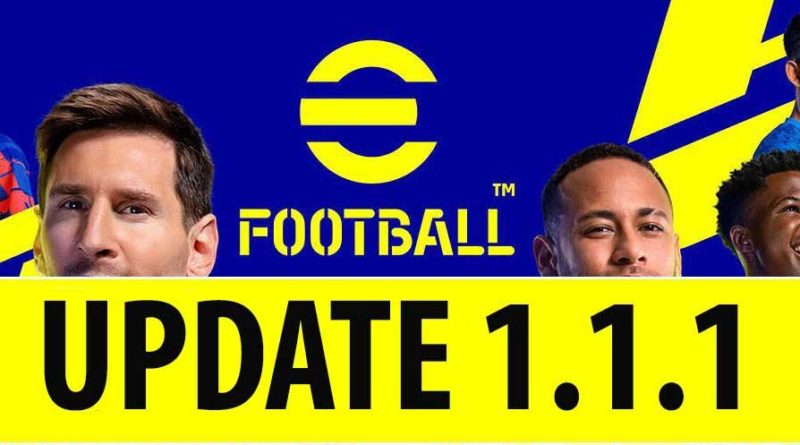 eFootball 2022 - Aggiornamento 1.1.1 disponibile!